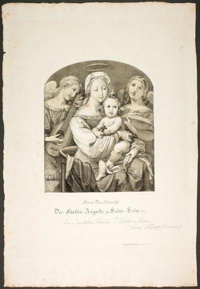 Madonna z Dzieciątkiem autorstwa Franz Johann Heinrich Nadorp