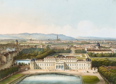 Zamek Belvedere autorstwa Franz Josef Sandmann