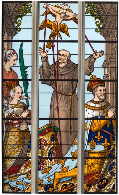 Franciszek I i Eleonora na nabożeństwach, 1515-1547, 1870 autorstwa Franz Kellerhoven