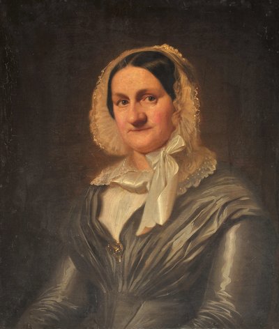 Portret Auguste Foerster autorstwa Franz Krüger