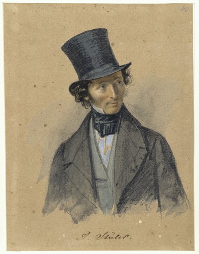 Friedrich August Stüler autorstwa Franz Krüger