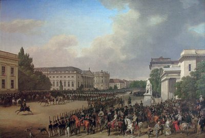 Niemiecki: Parada na Opernplatz w Berlinie Parada na Opernplatz autorstwa Franz Krüger