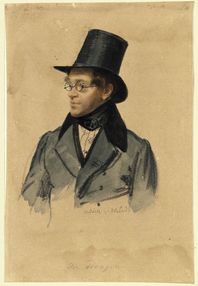 Gustav Friedrich Waagen autorstwa Franz Krüger