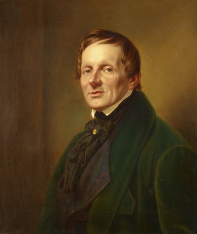 Portret rzeźbiarza Ludwiga Wichmanna (kopia według Franza Krügera) autorstwa Franz Krüger
