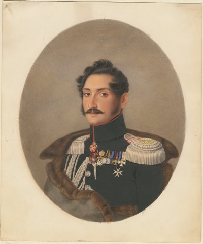 Portret hrabiego Aleksieja Fiodorowicza Orłowa 1787-1862 autorstwa Franz Krüger