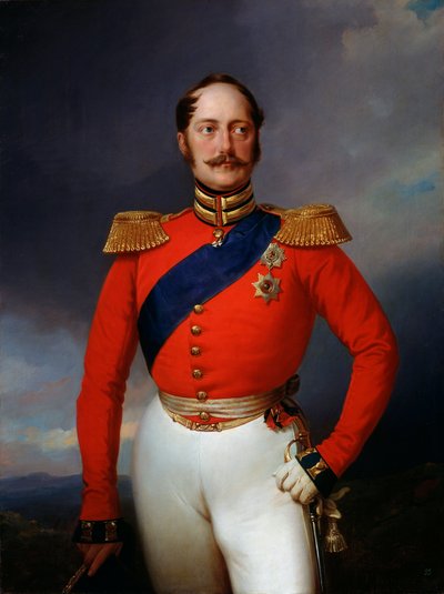 Portret cesarza Mikołaja I, 1796-1855, 1847. autorstwa Franz Krüger