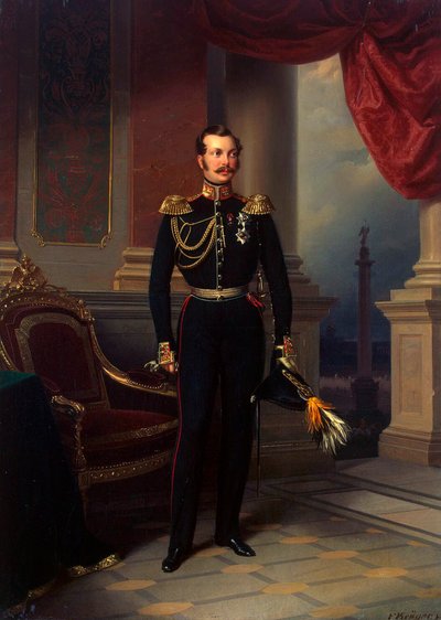 „Portret następcy tronu Aleksandra Nikołajewicza”, 1818-1881, ok. 1840 autorstwa Franz Kruguer