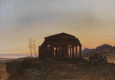 Świątynia Zgody – Girgenti autorstwa Franz Ludwig Catel