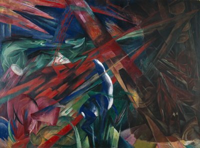 Przeznaczenie zwierząt, 1913 autorstwa Franz Marc