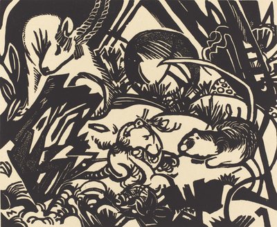 Legenda zwierząt autorstwa Franz Marc