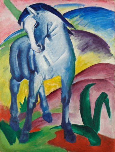 Niebieski koń I autorstwa Franz Marc