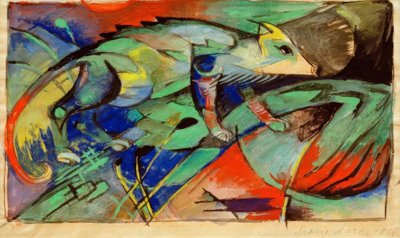 kameleon autorstwa Franz Marc