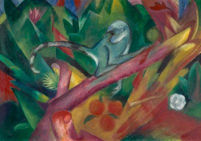 Małpa autorstwa Franz Marc