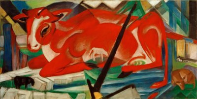 Światowa krowa autorstwa Franz Marc