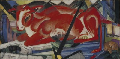 Światowa krowa. 1913 autorstwa Franz Marc