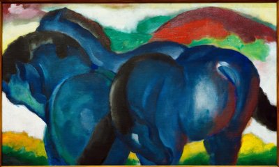 Małe niebieskie konie autorstwa Franz Marc