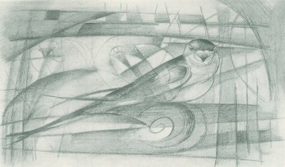 Jaskółka autorstwa Franz Marc
