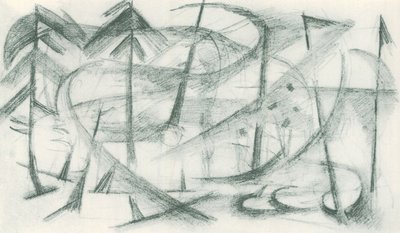Franz Marc - Szkicownik z pola - plansza 35 autorstwa Franz Marc