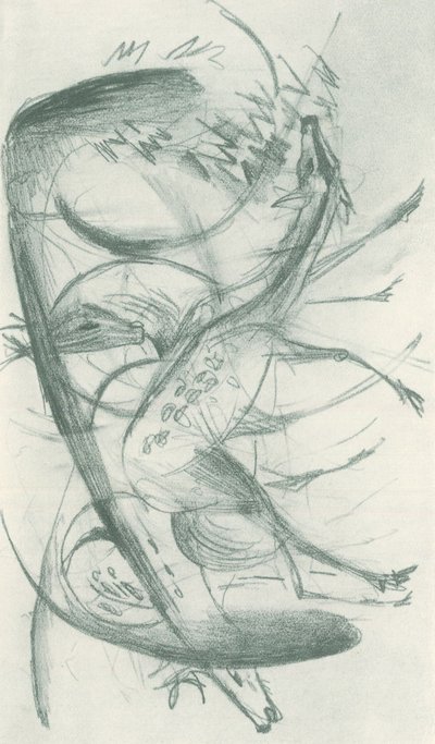 Franz Marc - Szkicownik z pola - plansza 36 autorstwa Franz Marc