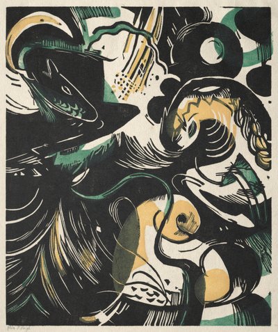 Księga Rodzaju II autorstwa Franz Marc