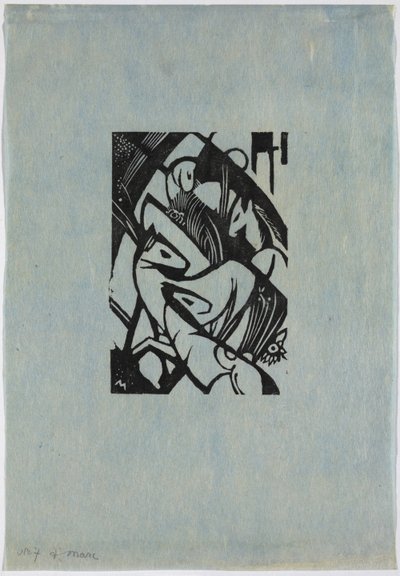 Niemiecki: Konie skokowe autorstwa Franz Marc