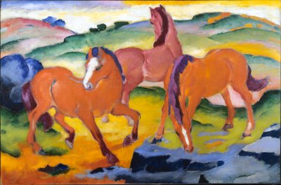 Wypas koni IV autorstwa Franz Marc