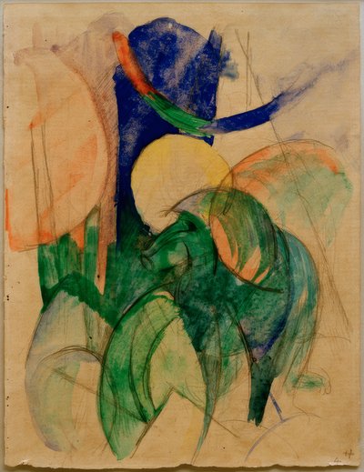 Mandryl autorstwa Franz Marc