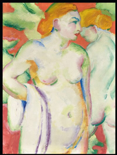 Akty w Cinnabar autorstwa Franz Marc