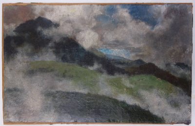 Wznosząca się mgła autorstwa Franz Marc