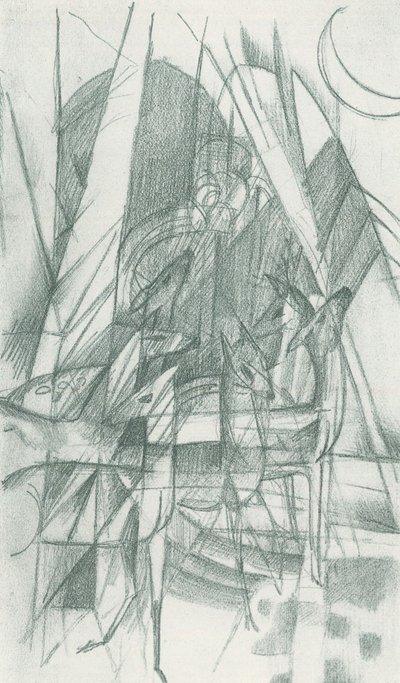 Rotwild autorstwa Franz Marc