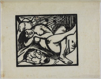 Śpiąca Pasterka autorstwa Franz Marc