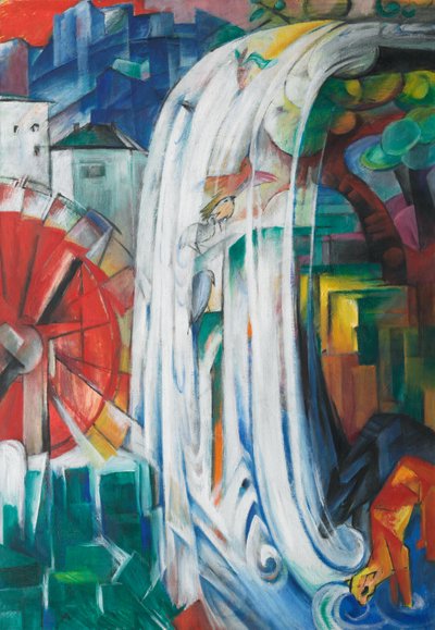 The Bewitched Mill autorstwa Franz Marc