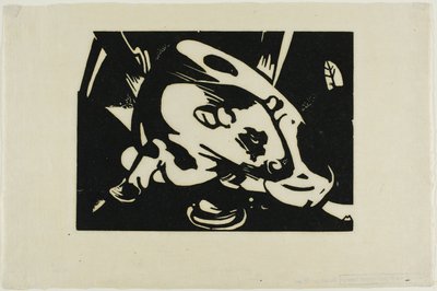 Byk autorstwa Franz Marc