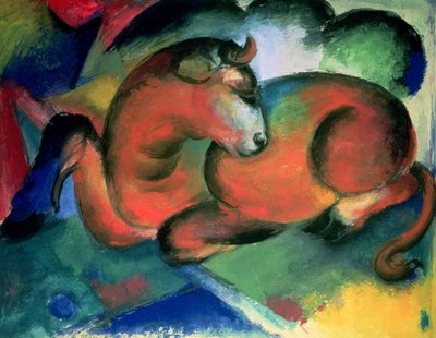 Red Bull autorstwa Franz Marc