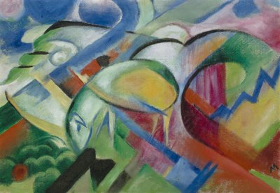 Owca autorstwa Franz Marc