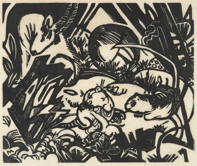 Legenda poziomu (Legenda zwierząt) autorstwa Franz Marc