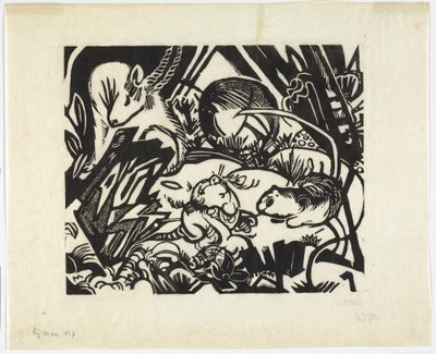 Legenda poziomu autorstwa Franz Marc