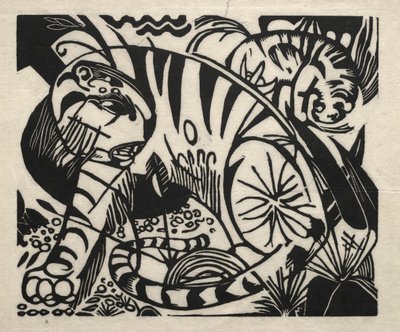 Tygrys autorstwa Franz Marc
