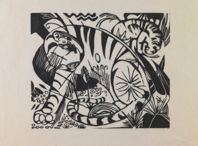 Tygrys autorstwa Franz Marc