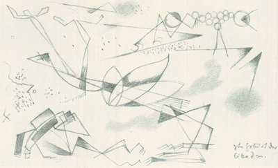 Narodziny cykad autorstwa Franz Marc
