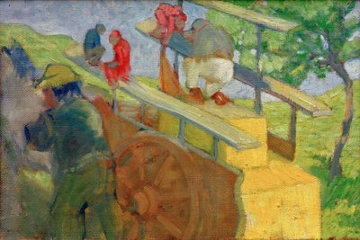 Małpa na wózku autorstwa Franz Marc