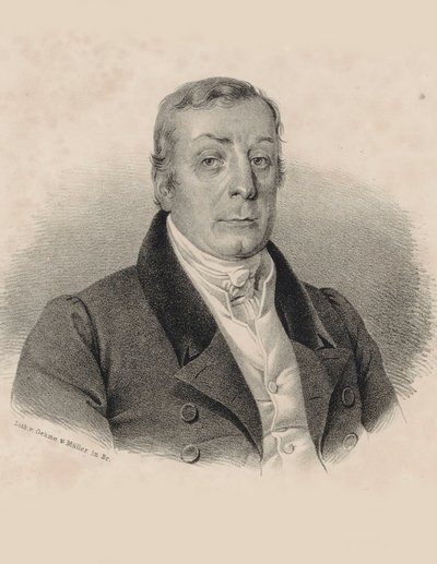 Portret dyrygenta i kompozytora Josepha Weigla 1766-1846 , ok. 1930 r. 1830. autorstwa Franz Oehme