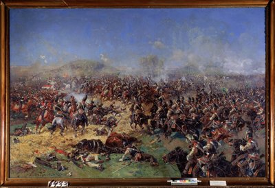 Kampania rosyjska (1812): bitwa pod Borodino (lub bitwa pod Moskwą), 26 sierpnia 1812 (lub 7 września 1812), trzeci atak francuski (bitwa pod Borodino 26 sierpnia autorstwa Franz Roubaud