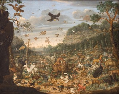 Ziemia po upadku człowieka autorstwa Franz Rösel von Rosenhof