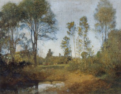 Krajobraz z wozem na siano autorstwa Franz Rumpler