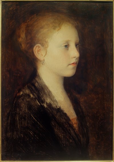 Głowa dziewczyny autorstwa Franz Rumpler
