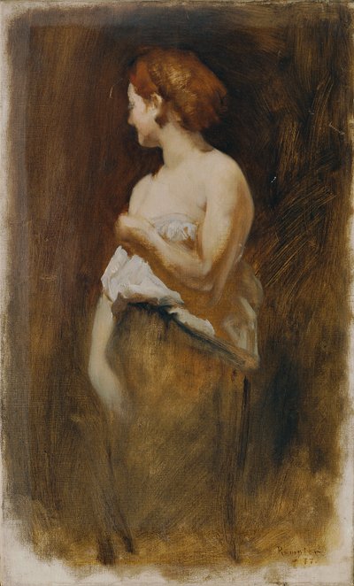 akt kobiecy autorstwa Franz Rumpler