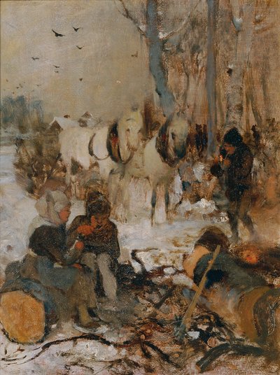 Zima autorstwa Franz Rumpler