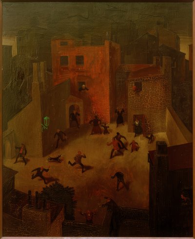 F.Sedlacek, pejzaż miejski autorstwa Franz Sedlacek