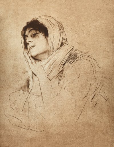 Eleonora Duse autorstwa Franz Seraph von Lenbach